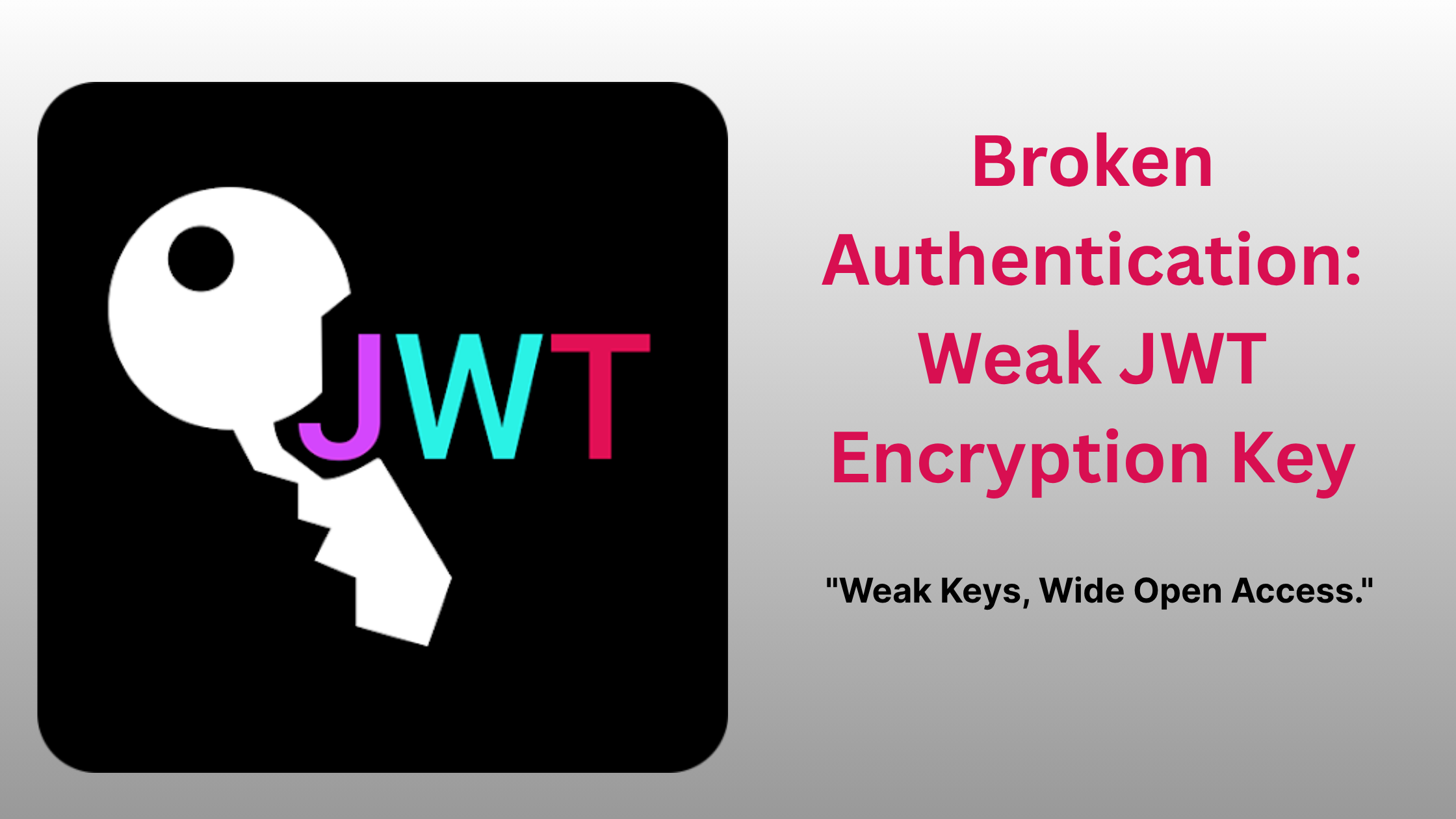 JWT token is found to be using weak encryption key i.e. HMAC-image